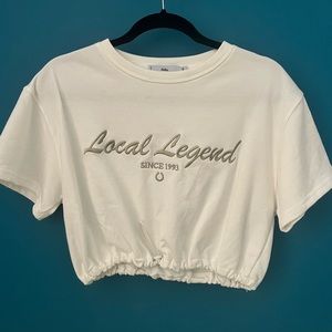 Adika white short sleeve “local legend shirt”